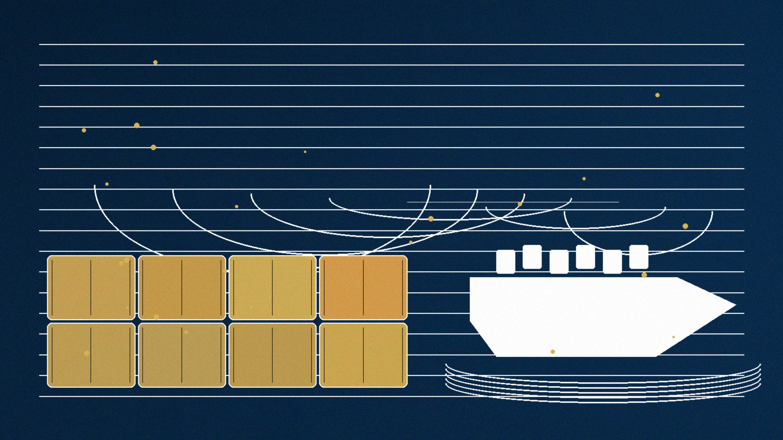 Logistics routing illustration